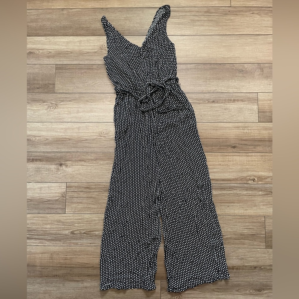 Kismet black and whit polka dot Jumpsuit